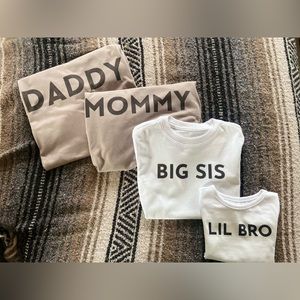 Family custom designed shirts